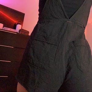 Black Billa Bong romper w/ cute cut out on back